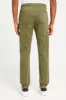 Men Olive Solid Twill Jogger sold by Redtag
