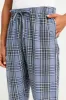 Men Blue Checkered Pyjama Bottom sold by Redtag