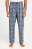 Men Blue Checkered Pyjama Bottom sold by Redtag