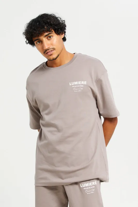 Men Brown Short Sleeved Lounge Shirt sold by Redtag