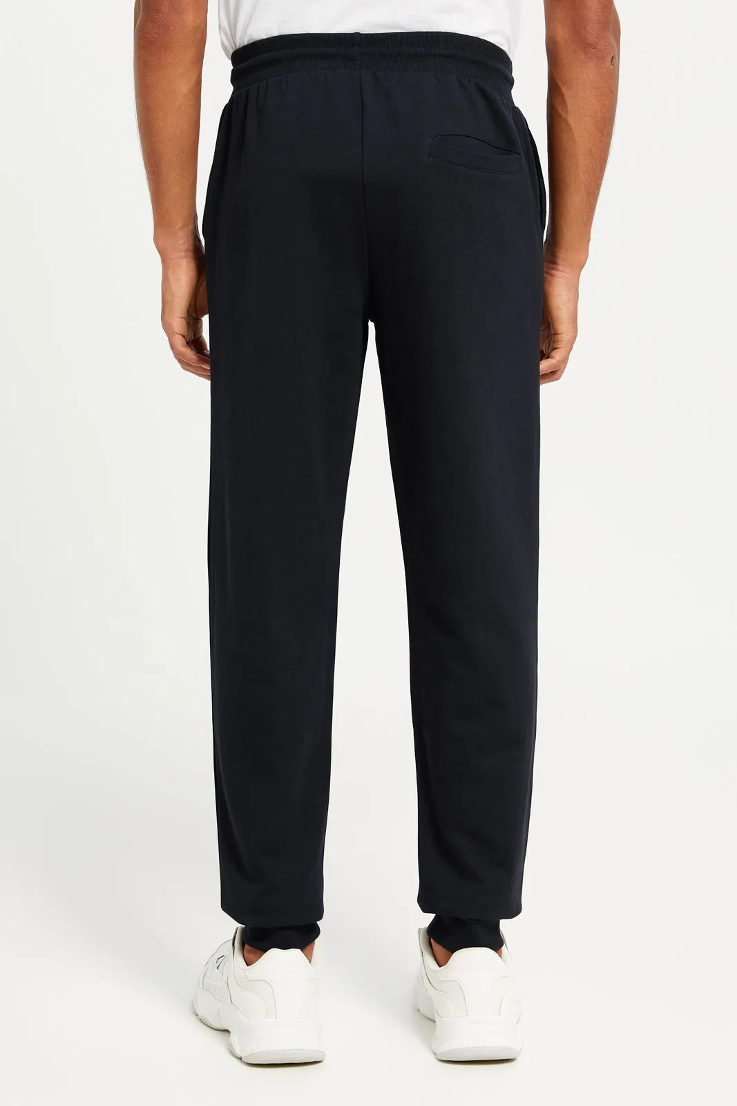 Men Black Printed Lounge Pants sold by Redtag product image thumbnail 3