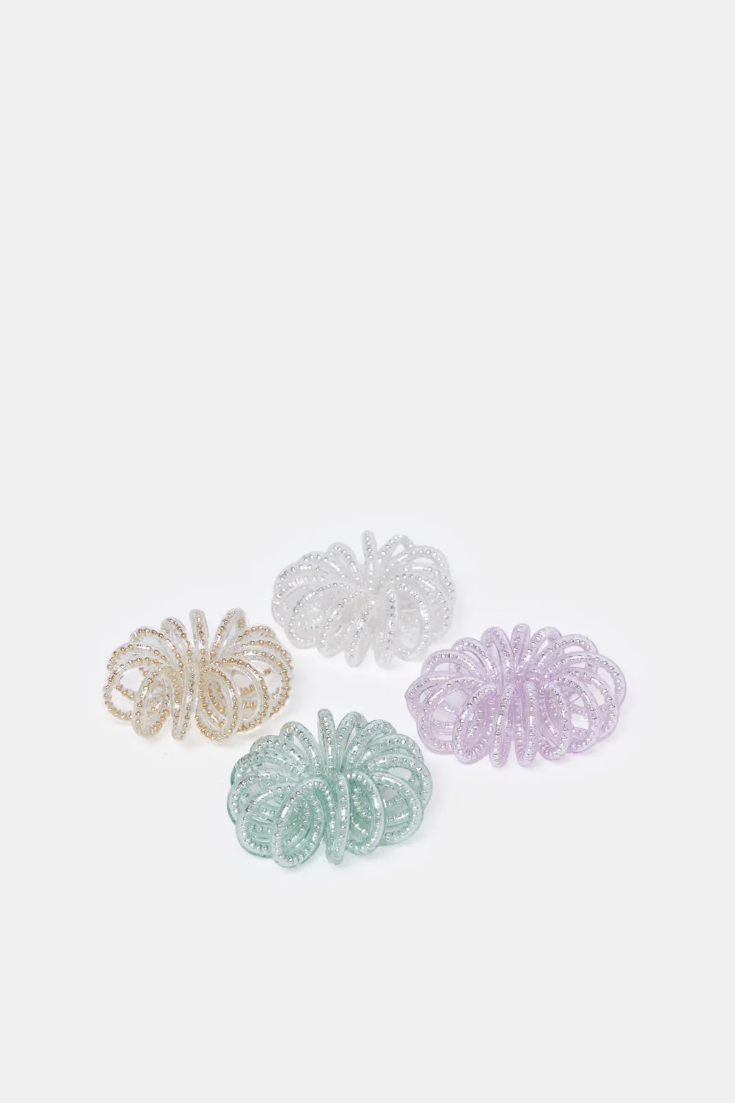 Women Assorted Solid Elastic Hair Band (4 Piece) sold by Redtag product image thumbnail 2