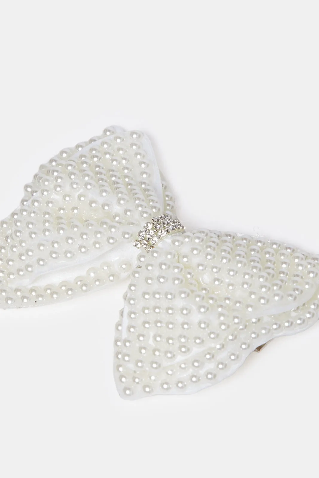 Women White Embellished Hair Clip sold by Redtag product image thumbnail 4