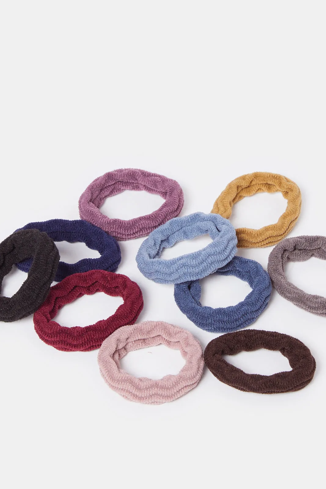 Women Assorted Solid Hair Elastic Band Set (20 Piece) sold by Redtag product image thumbnail 3