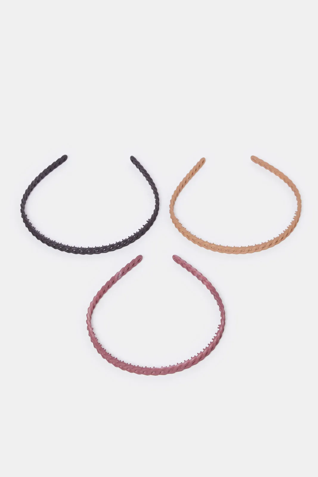 Women Assorted Solid Headband Set (Pack of 3) sold by Redtag