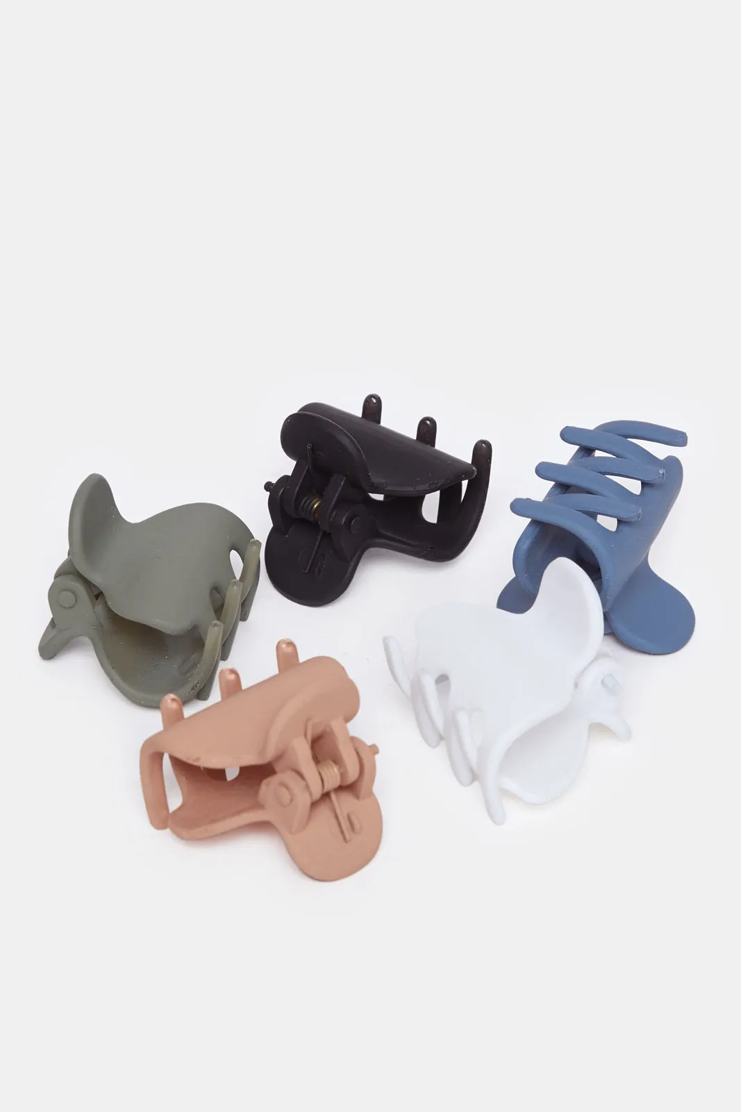 Women Assorted Solid Hair Claw Set (Pack of 5) sold by Redtag product image thumbnail 3
