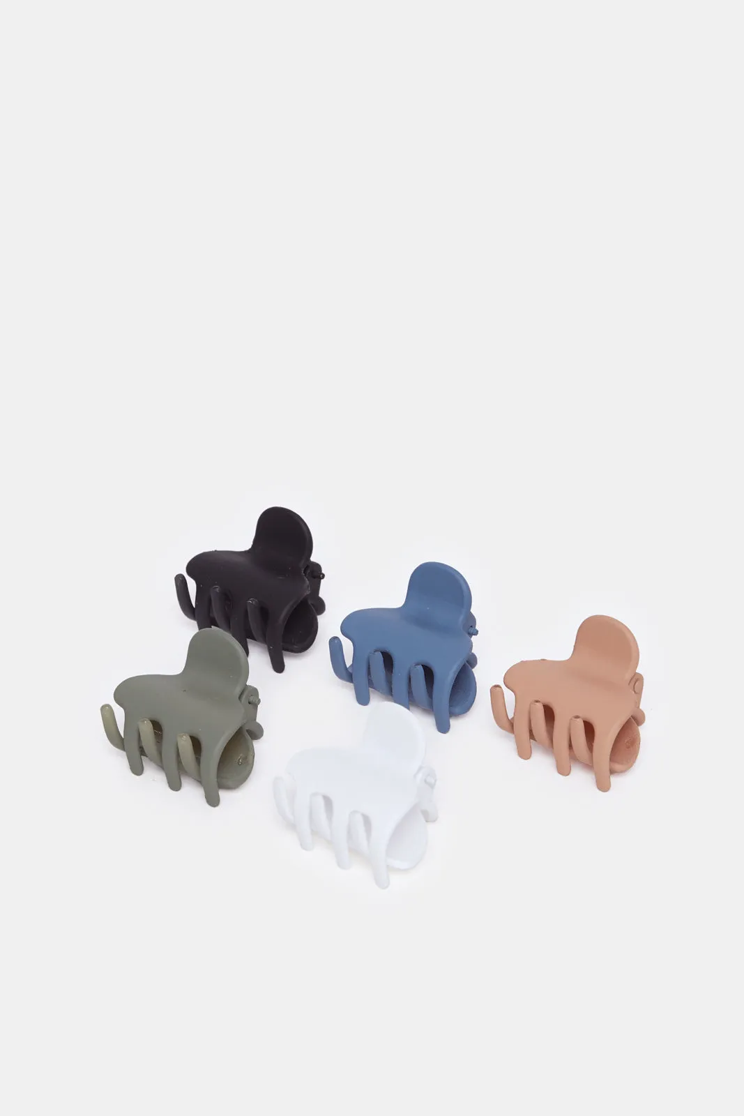 Women Assorted Solid Hair Claw Set (Pack of 5) sold by Redtag