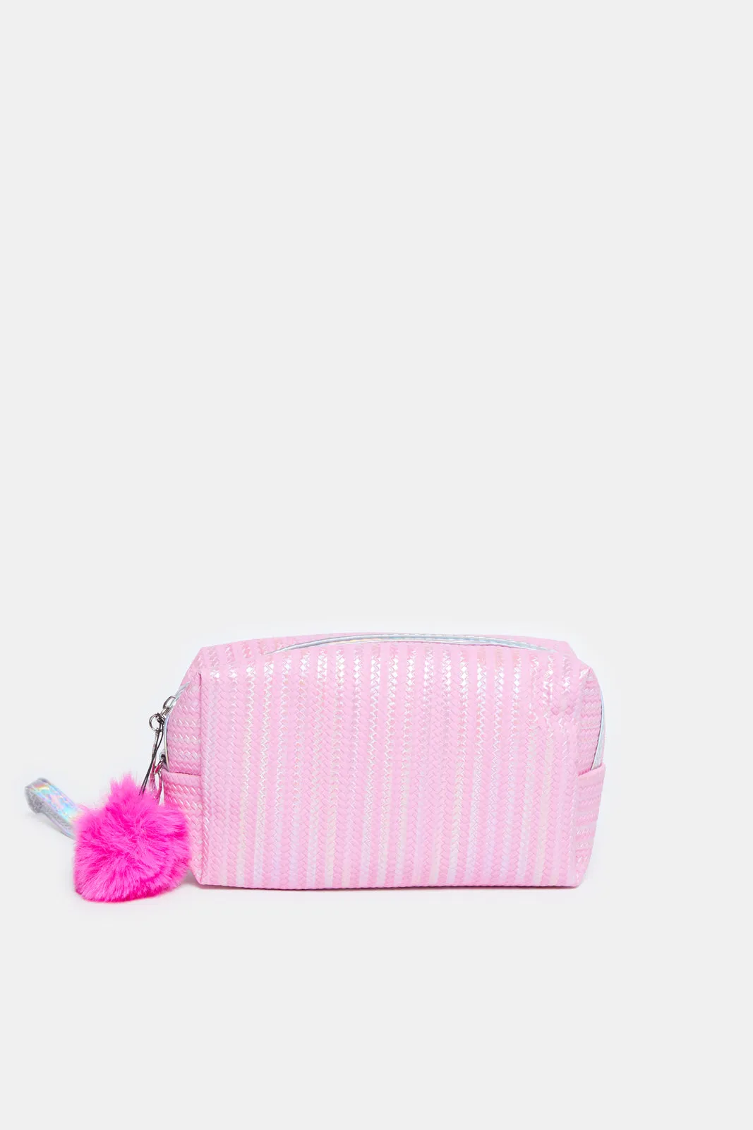 Women Pink Pom Pom Pouch sold by Redtag