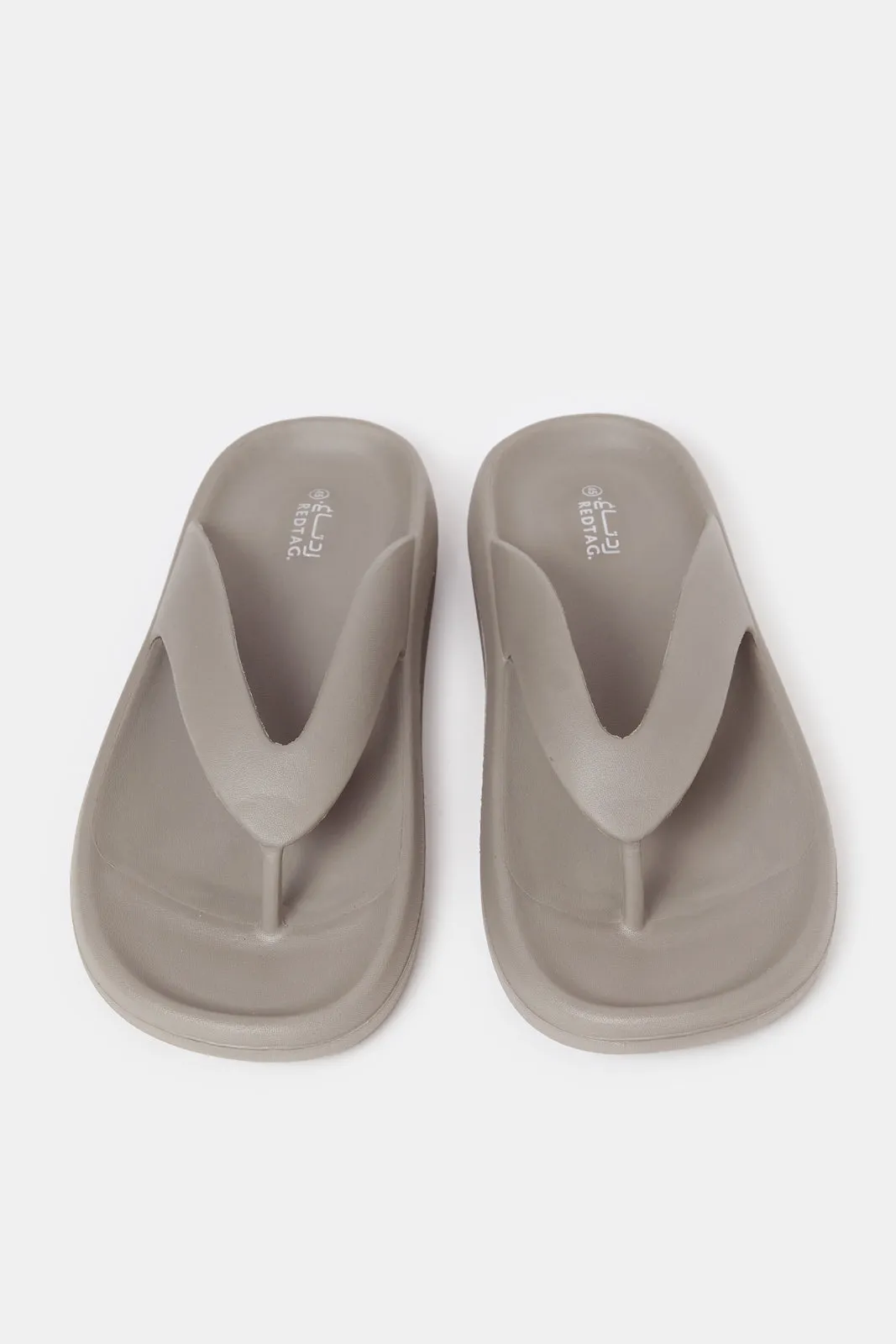 Men Taupe Molded Toe Slippers sold by Redtag product image thumbnail 2