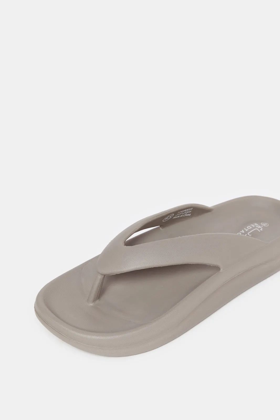 Men Taupe Molded Toe Slippers sold by Redtag product image thumbnail 3