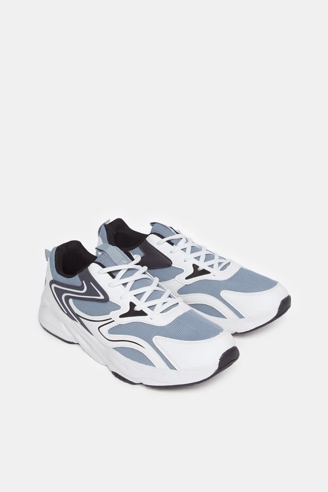 Men Assorted Colour Block Chunky Sneakers sold by Redtag product image thumbnail 2