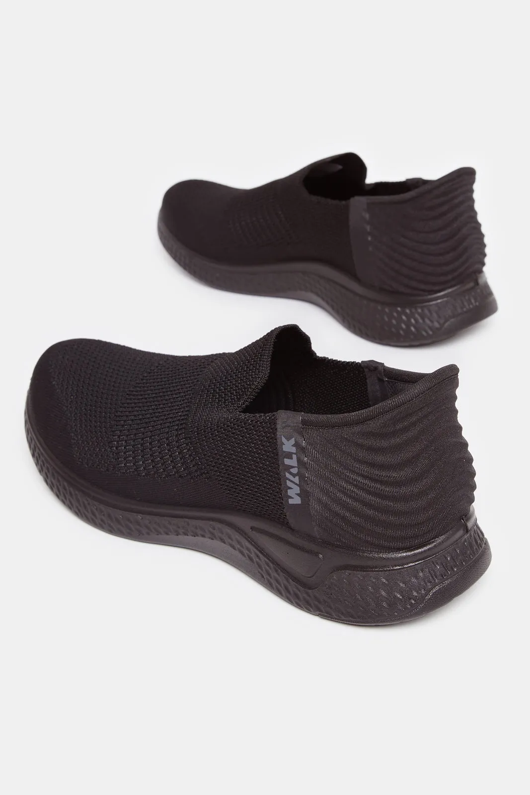 Men Black Easy Slip-On Sneakers sold by Redtag product image thumbnail 4