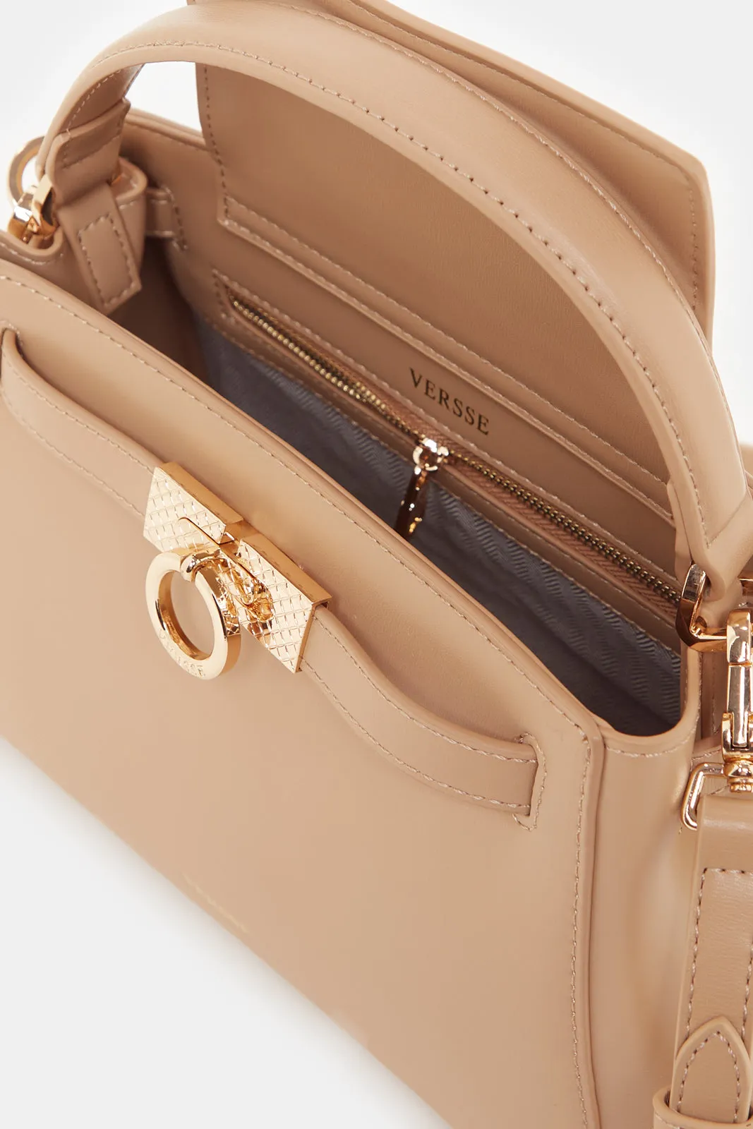 Women Beige Embellished Day Bag sold by Redtag product image thumbnail 4