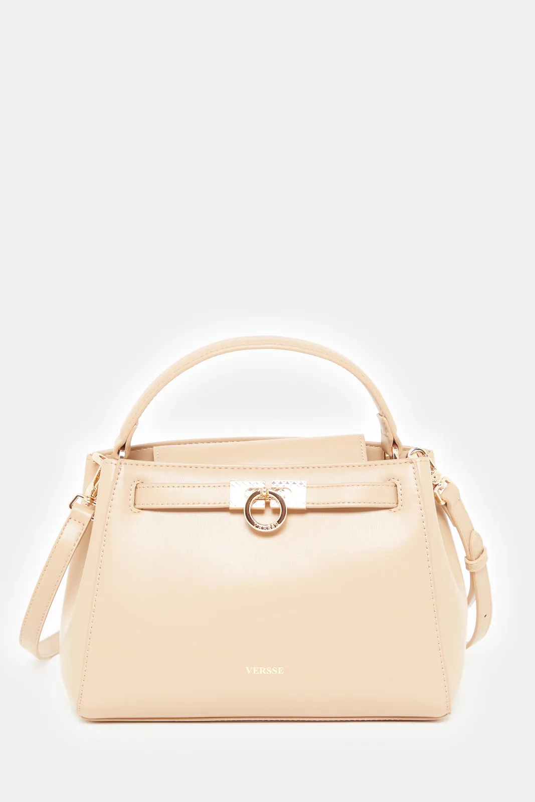 Women Beige Embellished Day Bag sold by Redtag