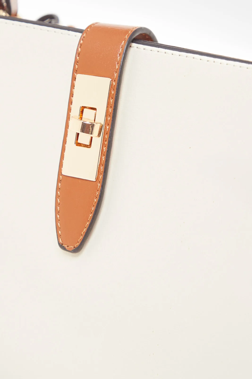 Women Beige Plain Bucket Bag sold by Redtag product image thumbnail 3