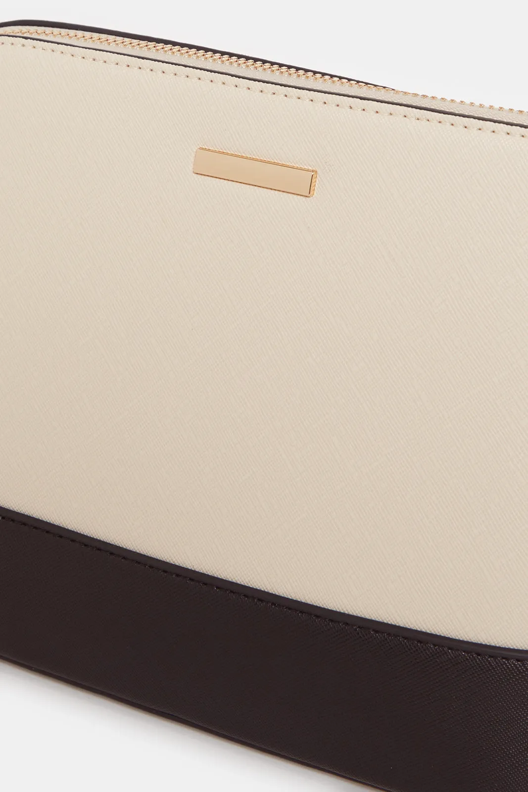 Women Beige And Black Cross Body Bag sold by Redtag product image thumbnail 2