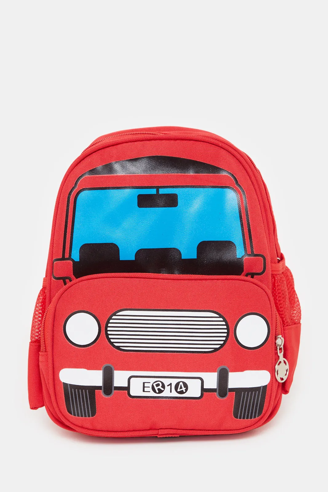 Boys Red Printed Backpack sold by Redtag