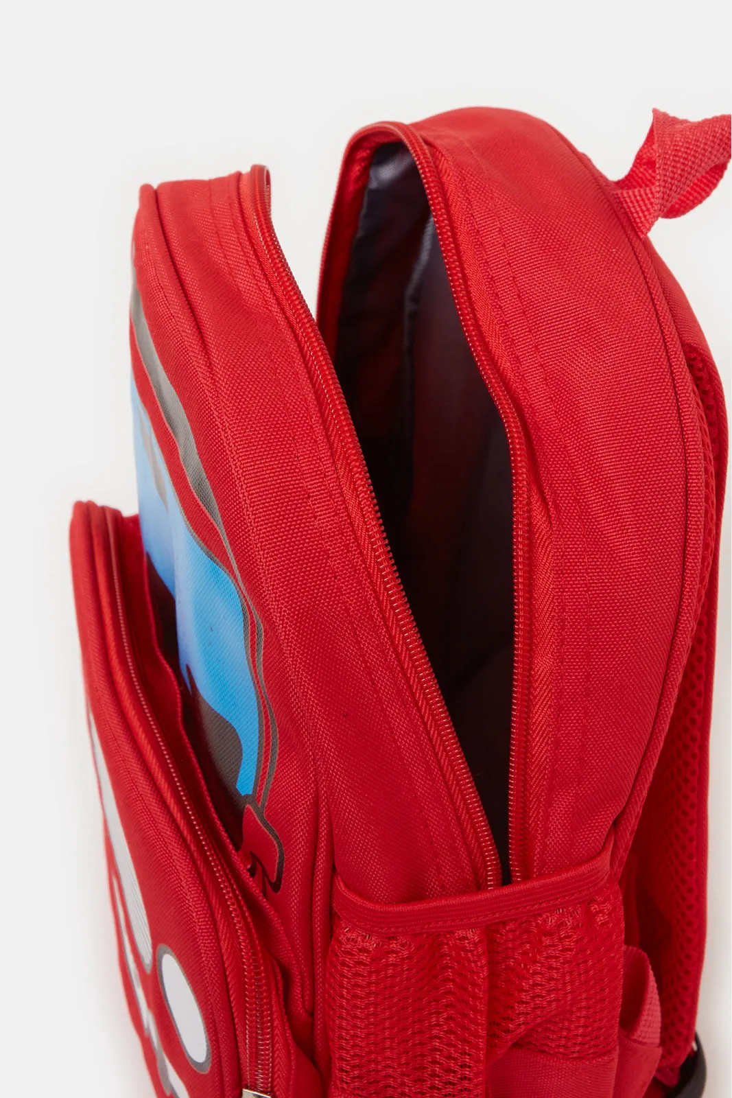 Boys Red Printed Backpack sold by Redtag product image thumbnail 4