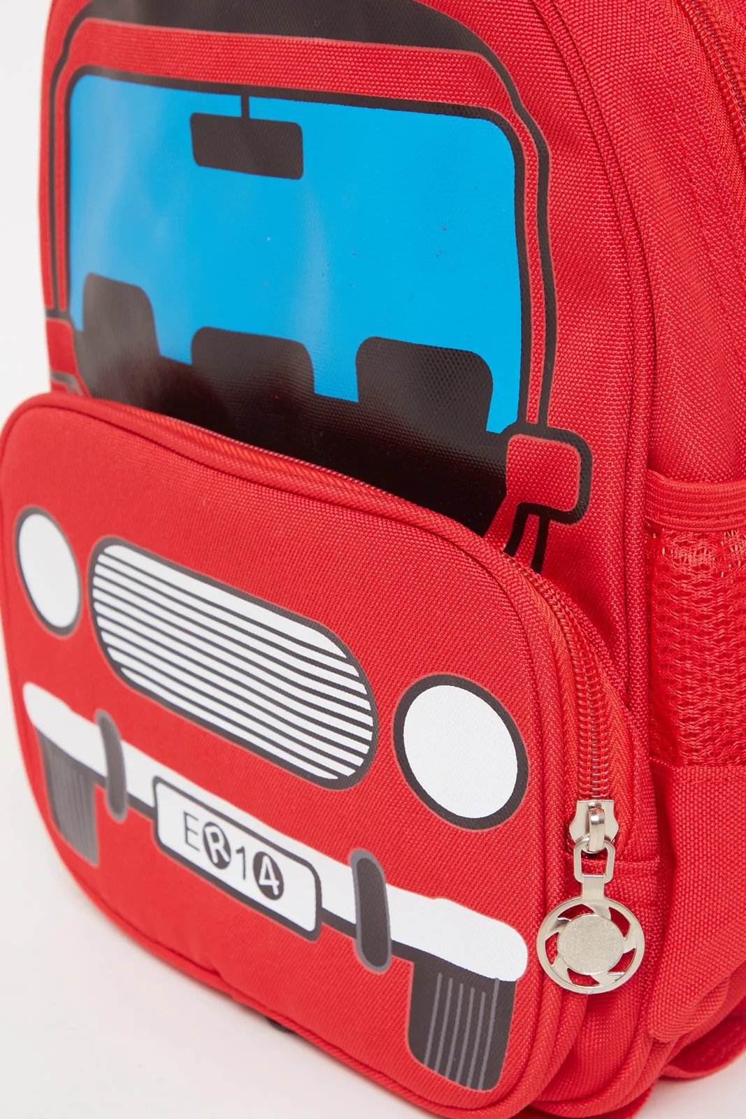 Boys Red Printed Backpack sold by Redtag product image thumbnail 3