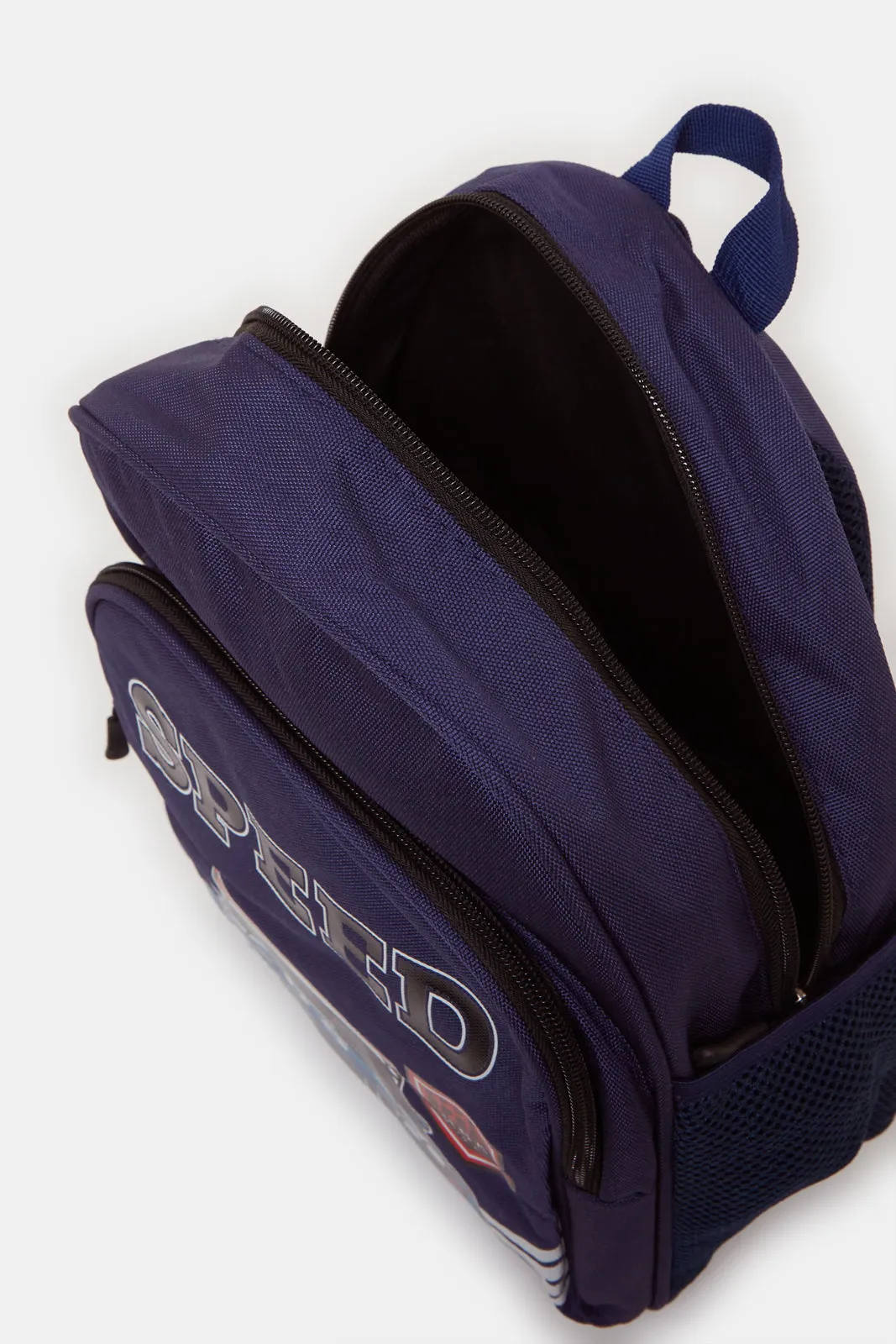Boys Purple Printed Backpack sold by Redtag product image thumbnail 4