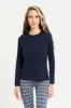 Women Navy Basic T-Shirt sold by Redtag
