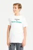 Senior Boys White KSA Printed T-Shirt sold by Redtag
