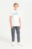 Senior Boys White KSA Printed T-Shirt sold by Redtag