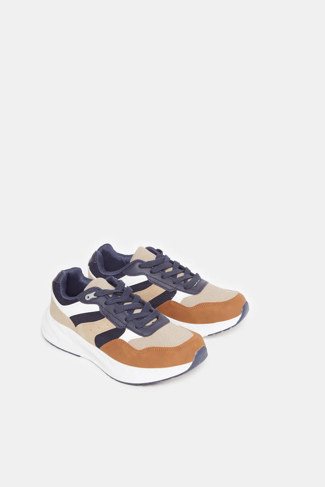 Senior Boys Multicolour Colour Block Sneakers sold by Redtag product image thumbnail 2