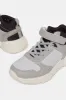 Boys Grey Color Block High Top Sneakers sold by Redtag