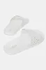 Women White Vinyl Floral Print Slides sold by Redtag