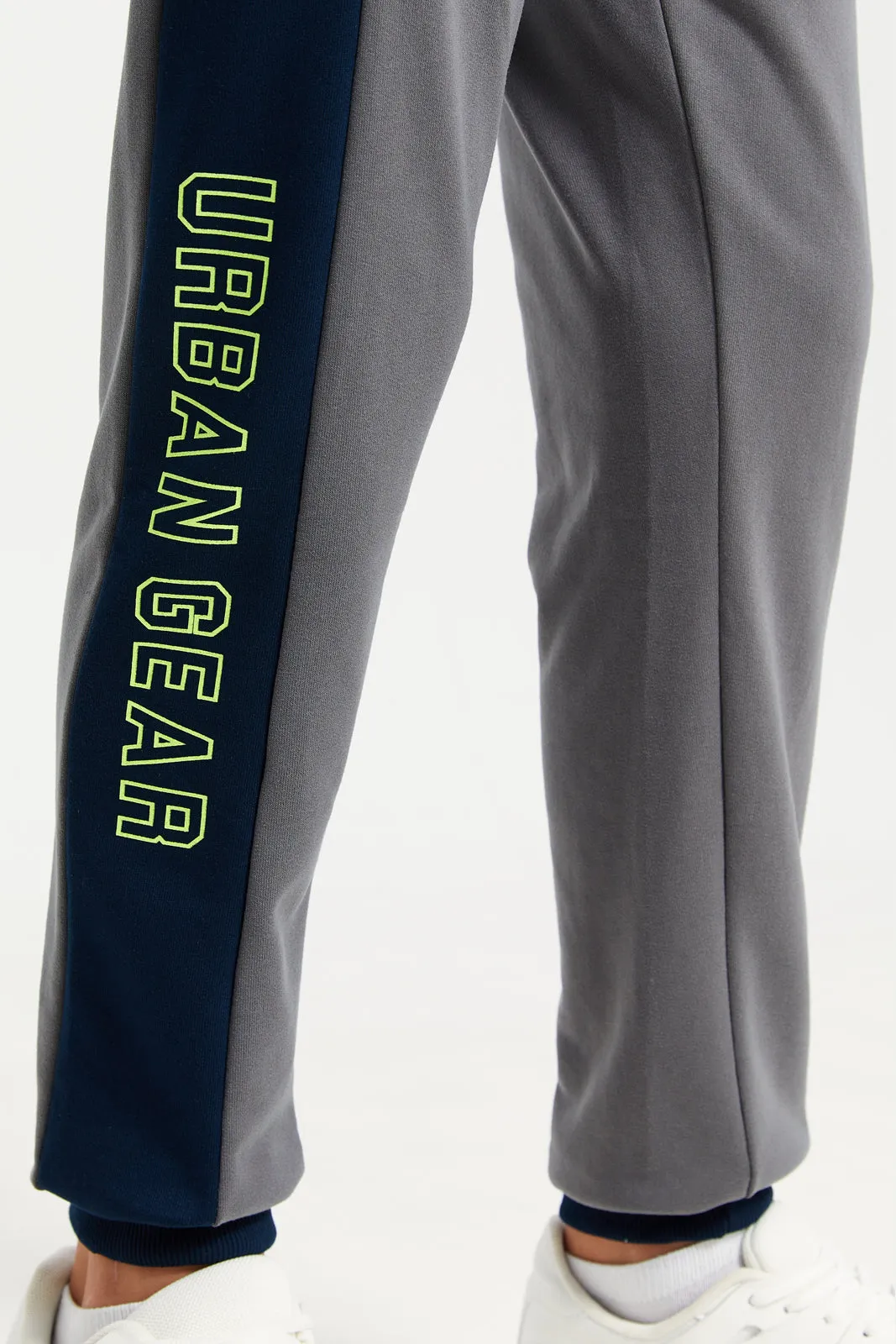 Senior Boys Grey Heat Seal Cut And Sew Active Pants sold by Redtag product image thumbnail 5