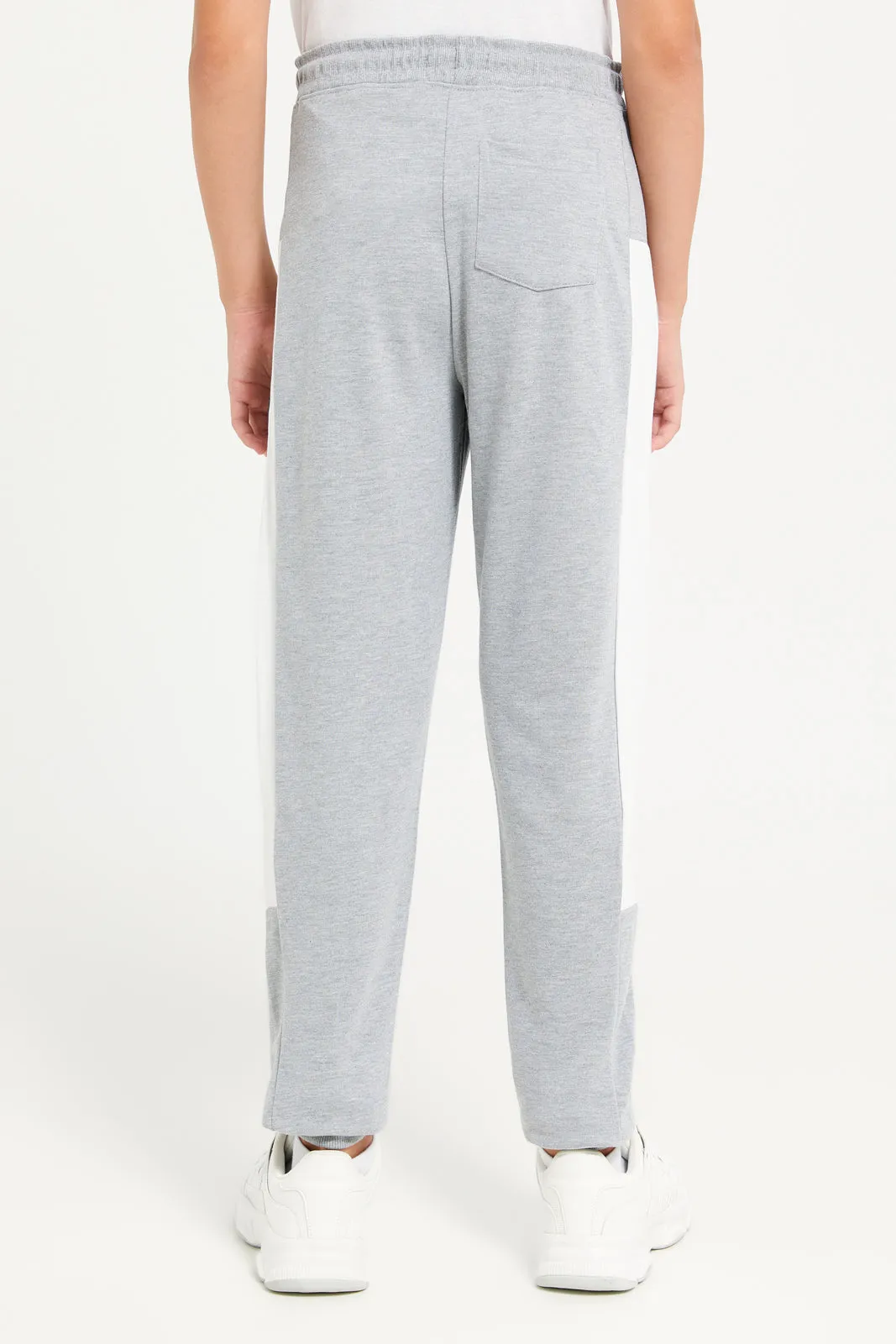 Senior Boys Grey Cut And Sew Active Pants sold by Redtag product image thumbnail 3
