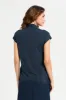 Women Navy Plain Drop Shoulder Jersey Top sold by Redtag