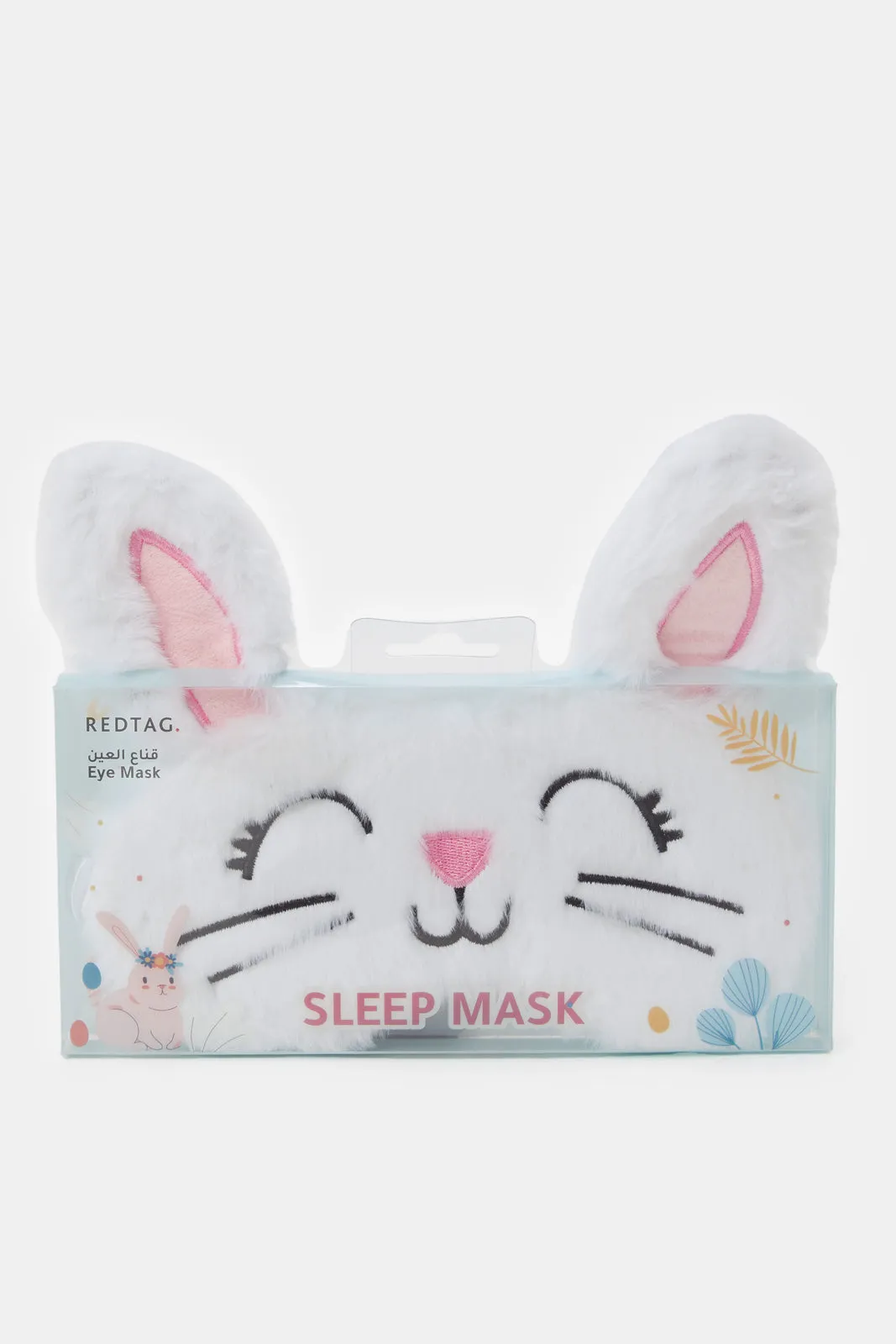 Women White Embellished Eye Mask sold by Redtag