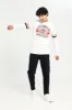 Men White Printed Long Sleeve T-shirt sold by Redtag