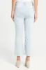 Women Blue Cropped Flared Jeans sold by Redtag