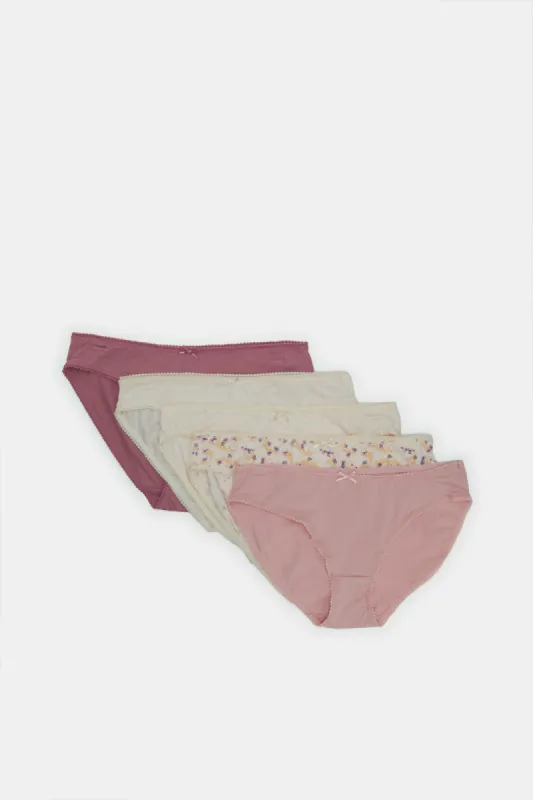 Women Assorted Bikini Brief Set (Pack of 5) sold by Redtag