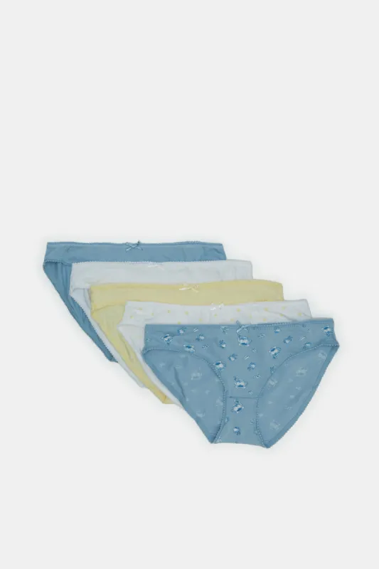 Women Assorted Printed And Solid Bikini Brief Set (Pack of 5) sold by Redtag