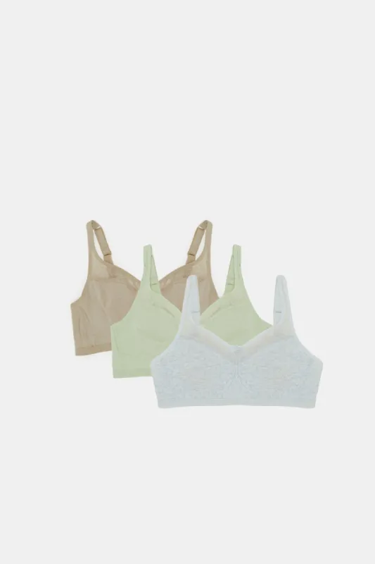 Women Assorted Non-Padded Wired Bra Set (Pack of 3) sold by Redtag