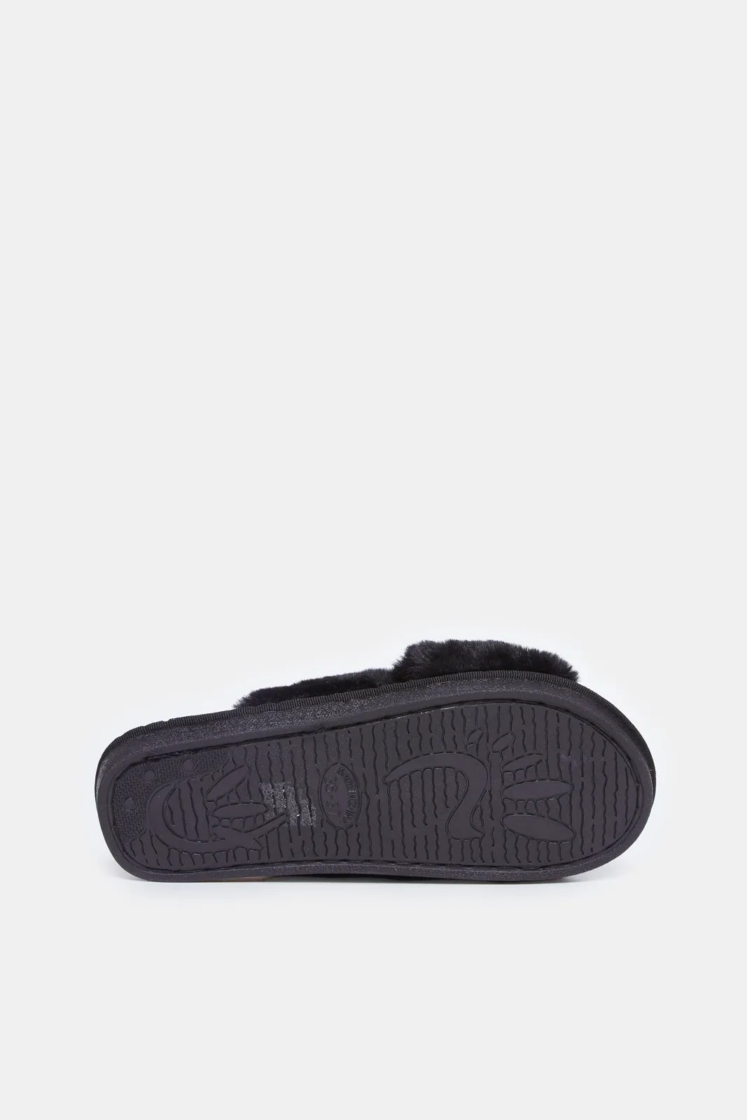 Women Black Pearl Embellished Trim Slipper sold by Redtag product image thumbnail 5