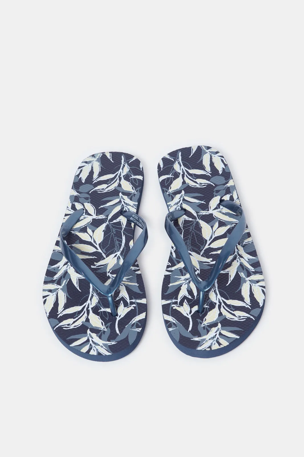 Women Navy Floral Print Flip Flop sold by Redtag product image thumbnail 2
