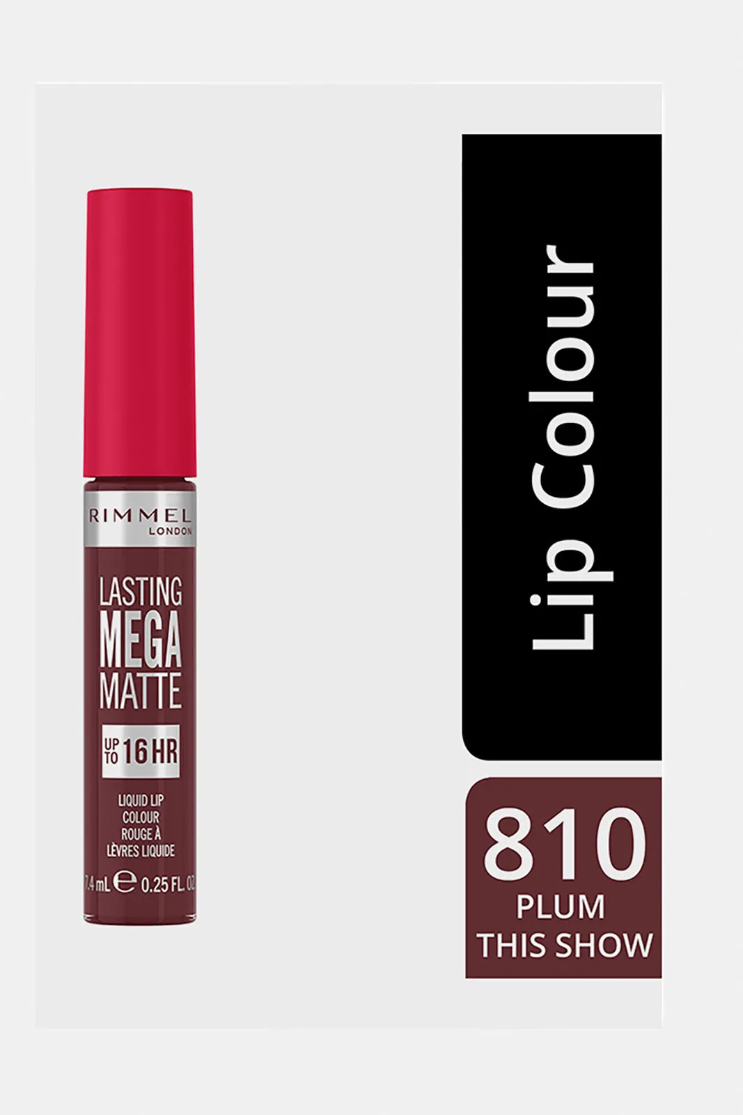 Rimmel Lasting Mega Matte Liquid Lipstick - 810 Plum This Show sold by Redtag product image thumbnail 2