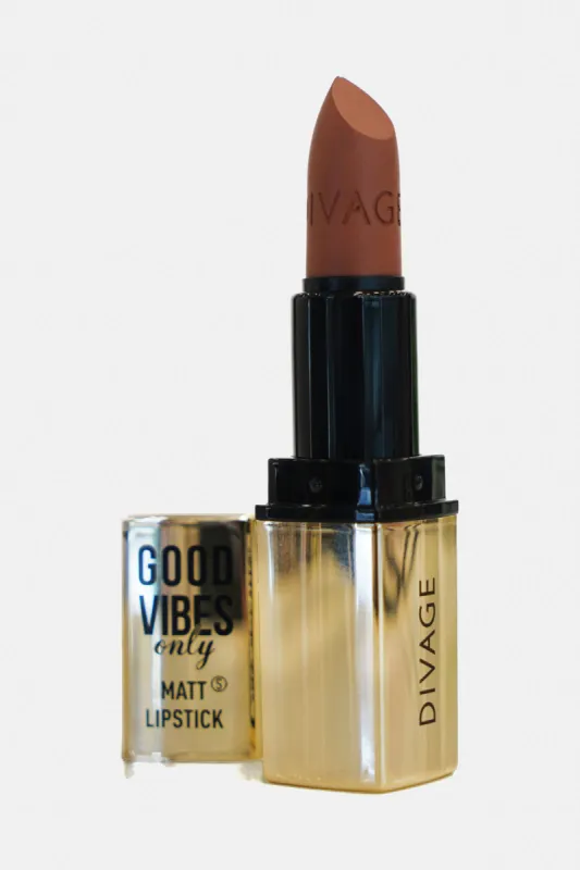Divage Good Vibes Only Matt Lipstick - 02 Almond Nude sold by Redtag