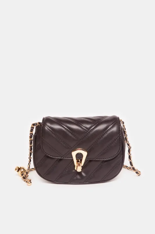 Women Black Crossbody Bag sold by Redtag