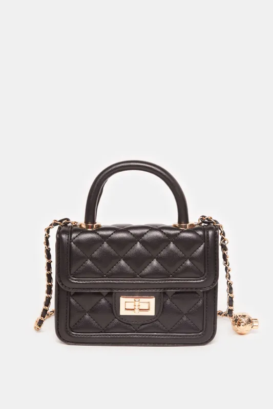 Women Black Crossbody Bag sold by Redtag