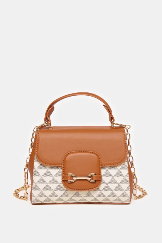 Women Multicolor Printed Day Bag sold by Redtag