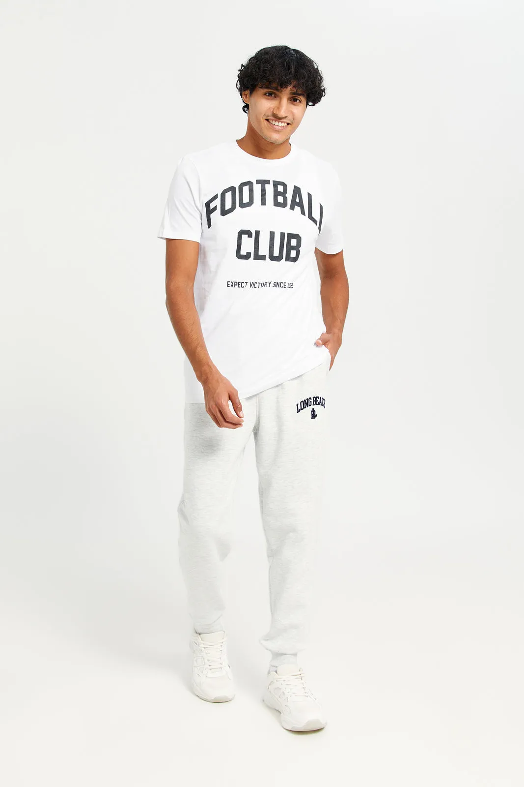 Men Grey Printed Joggers sold by Redtag product image thumbnail 2