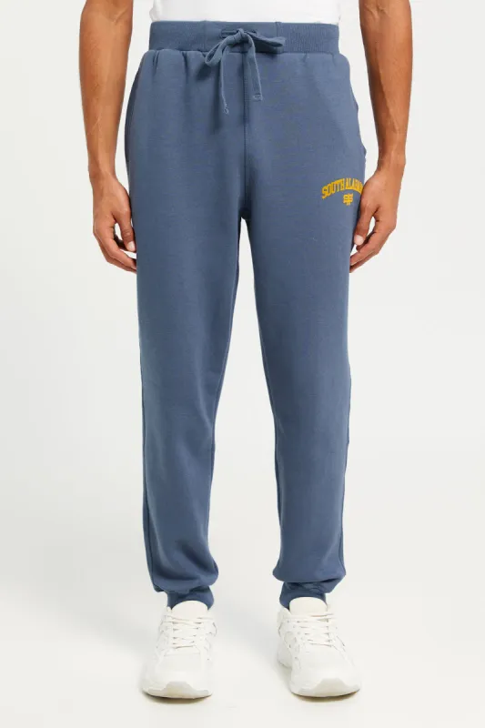 Men Blue South Alabama Printed Joggers sold by Redtag