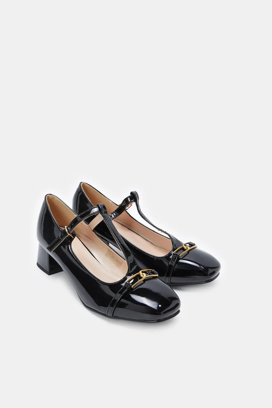 Women Black Patent Mary Jane sold by Redtag product image thumbnail 2