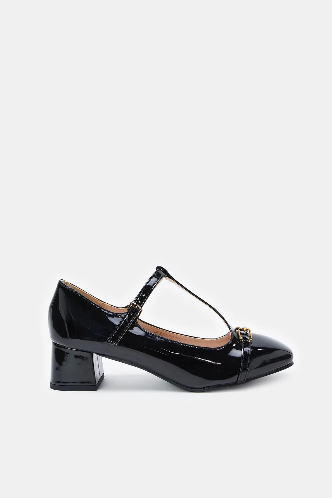 Women Black Patent Mary Jane sold by Redtag